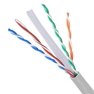 Buy Bare Copper Cat6 UTP Network Cable Solid Copper Gray Extend To 550MHz 1000ft online manufacture