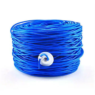 acheter 500 pieds CAT 6 câble Ethernet 250MHz 23AWG 4 paires câble de réseau bleu online manufacture
