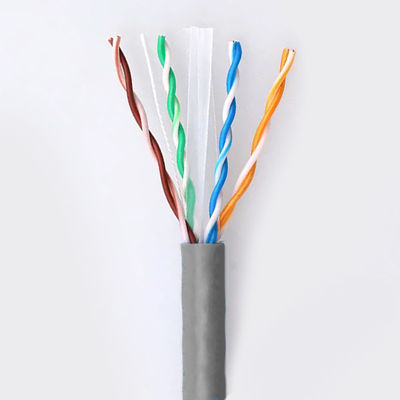 Buy Unshielded UTP High Speed CAT6 Cable 23AWG 4P Solid Grey 500ft 1Gbps 250MHz online manufacture