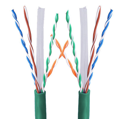 acheter Ethernet UTP CAT6 câble 4 paires Jacket en PVC vert débloqué 1000FT online manufacture