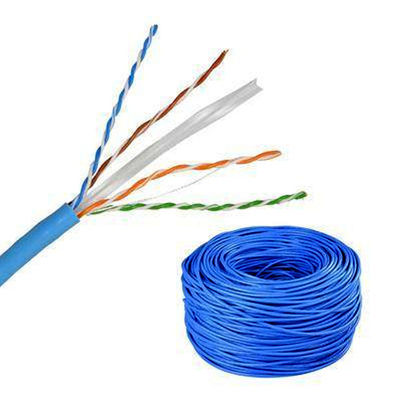 Buy 1Gbps UTP CAT6 Cable Blue Ethernet Data Cable UL Certified 1000ft online manufacture