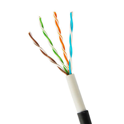 Buy 24AWG Cat5e 1000Ft UTP Outdoor PVC+LDPE Plenum Cable Solid Copper online manufacture