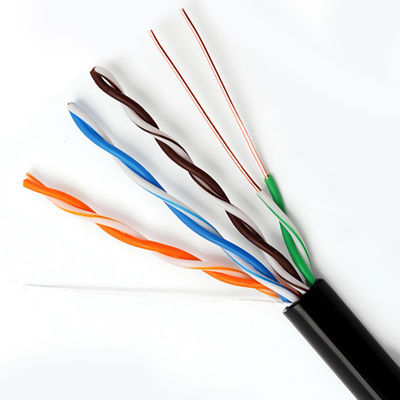 Buy 100MHz CAT5e UTP Outdoor Network Cable 1000FT 24AWG Solid PE Waterproof Cable online manufacture