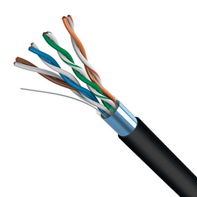 Buy 1000FT Cat5e FTP Outdoor PE 24AWG 100% Copper High Speed Network Cable online manufacture