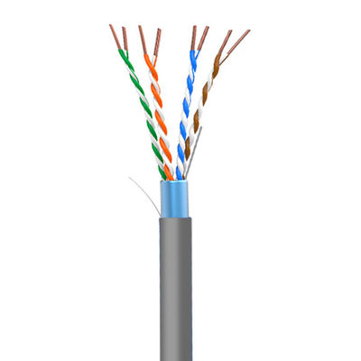 Buy 0.47mm Copper Grey Jacket 1000Ft Cat5e FTP LSZH Network Cable online manufacture
