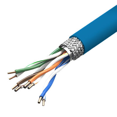 acheter 100 MHz Cat5e SFTP LSZH Plenum 24AWG câble réseau solide à haute vitesse 1000FT online manufacture