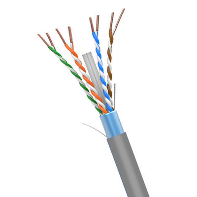 Buy Cat6 FTP Gray 1000FT LSZH Network Cable 23AWG 250MHz Copper Conductor online manufacture