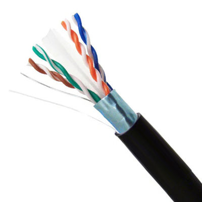 Buy 1000ft CAT6 FTP Outdoor PE 0.570mm Solid Copper Network Lan Cable online manufacture