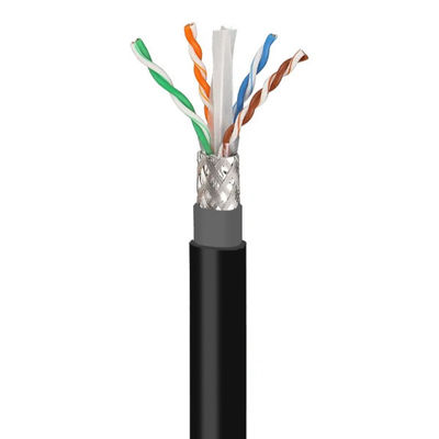 kupować Kabel zewnętrzny PVC+PE SFTP CAT6 1000FT 23AWG Solid Copper High Speed Ethernet Cable online manufacture