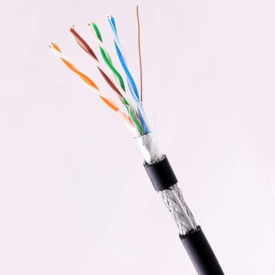 acheter Cable extérieur en PVC+PE SFTP CAT6 1000FT 23AWG en cuivre solide Cable Ethernet haute vitesse online manufacture