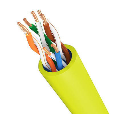 acheter Cable en PVC jaune UTP CAT6A 500MHz 10Gbps Copper sans oxygène 1000FT online manufacture