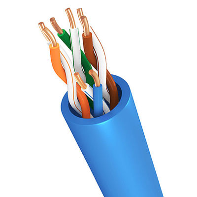 Buy CAT6A UTP 23AWG Blue LSZH Jacket Cable For 10Gbps Data Transmission online manufacture
