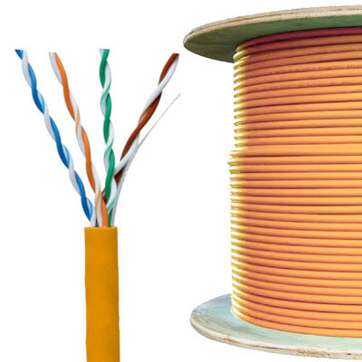 Buy UTP CAT6A 23AWG 500MHz CPR Dca LSZH Cable 1000FT For Network Connection online manufacture