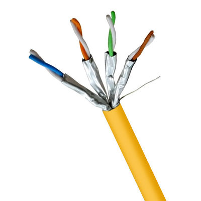 Buy 1000FT 23AWG FFTP CAT6A Cable LSZH CPR Dca-S2 D2 A1 500MHz 10Gbps Ethernet Cable online manufacture