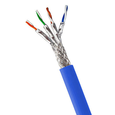 Buy 0.585mm SFTP CAT7 Cable LSZH Blue Cable With Shielding For Secure 600MHz Data online manufacture