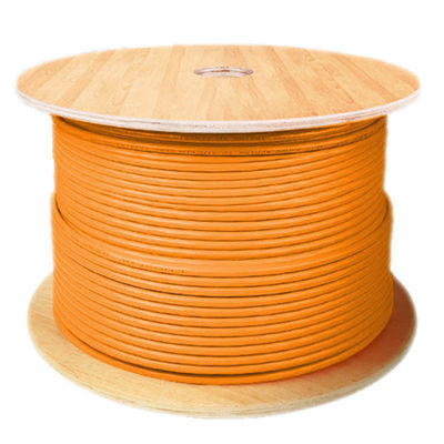 Buy Cat8 SFTP 22AWG Orange PVC 40Gbps For Data Center Cable 1000FT online manufacture