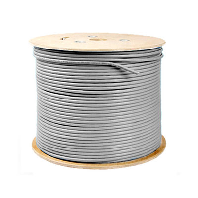 Buy Gray SFTP CAT8 Cable 22AWG LSZH 2000MHz Oxygen Free Copper Ethernet Cable 500FT online manufacture