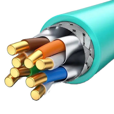 kupować Zielony LSZH SFTP CAT8 Kabel 40Gbps Centrum danych LAN Kabel przechodzi test fluke 1000ft online manufacture