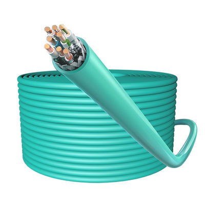 Buy Green LSZH SFTP CAT8 Cable 40Gbps Data Centers Lan Cable Pass Fluke Test 1000ft online manufacture