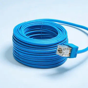 Buy Blue Cat5e FUTP 24AWG 1000ft High Speed Network Cable for Shielded Ethernet Cable online manufacture