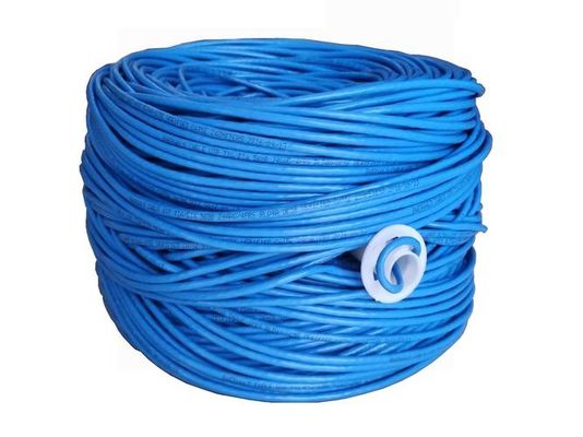 kaufen Blaues FFTP Cat6A Ethernet-Kabel mit PVC-Isolierung online manufacture