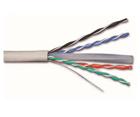 kaufen 23AWG Kupferleiter Kat6 SFTP-Kabel PVC-Jackett für Hochgeschwindigkeitsdatenübertragung von 10 Gbps online manufacture