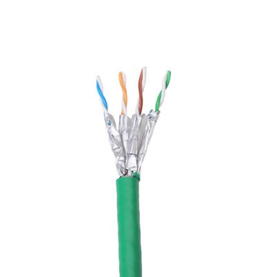 Buy CAT7A SFTP Ethernet Cable Shielded EMI/RFI 1000MHz Bandwidth PVC Jacket for Data Centers online manufacture