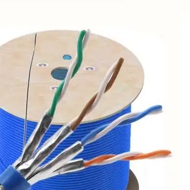 kaufen SFTP CAT7A LSZH Ethernet-Kabel 1000MHz 23AWG Blau-Kabel für industrielle und Datenzentrum Nutzung online manufacture