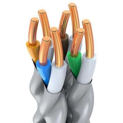 Buy Cat8 FFTP Ethernet Cable with 2000 MHz Bandwidth and Copper Conductor Material 50meters online manufacture