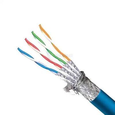 kupować SFTP CAT8 22 AWG Rozmiar przewodnika Kabel 2000 MHz Częstotliwość Materiał miedziany z płaszczem PVC online manufacture