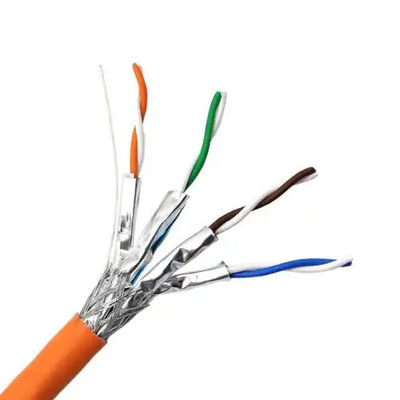kupować SFTP CAT8 LSZH Kabel materiału płaszcza 2000 MHz częstotliwość 22 AWG dla wydajności sieci online manufacture