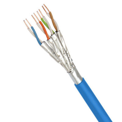 Buy 23AWG FFTP CAT6A Cable Blue LSZH 10Gbps High Speed Network Cable 1000Ft online manufacture