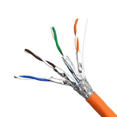Buy Wholesale Bulk CAT6A SFTP 23AWG CPR Dca-S2/D2/A1 10Gbps  Industrial Grade Network Cable online manufacture