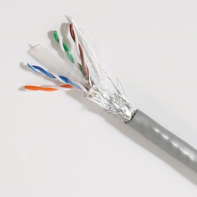 kupować Wielkość hurtowa CAT6A SFTP 23AWG PVC Grey Jacket Cable Kabel sieciowy klasy przemysłowej online manufacture