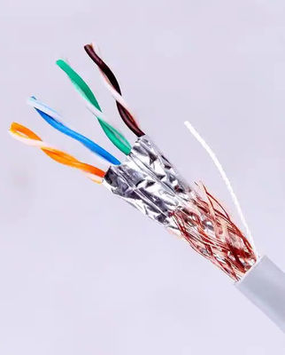 購入 卸売バルクCAT7A SFTP 23AWG LSZH ホワイトLANケーブル（産業用データセンターネットワーク向け） online manufacture