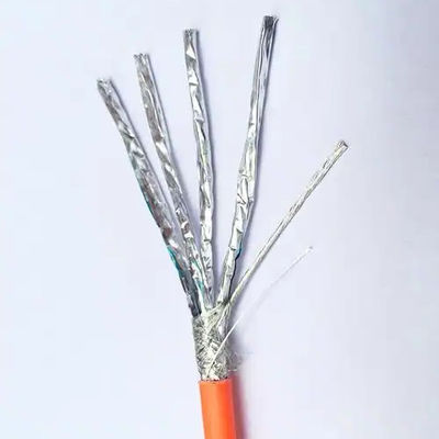 Αγορά Χονδρικός χονδρικός καλώδιο CAT8 SFTP 22AWG LSZH Orange για κέντρα δεδομένων και βιομηχανικά δίκτυα online manufacture